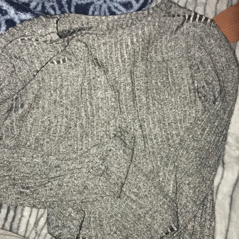 light grey long sleeve